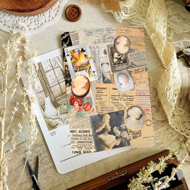 Vintage Scrapbook-Papiere (Von Creator hochgeladen)