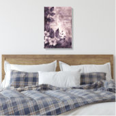 Vintage Scrapbook-Seiten: Fast Mauve Leinwanddruck (Insitu (Schlafzimmer))