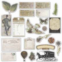 Vintage Scrapbook Stickers Vintag Ephemera