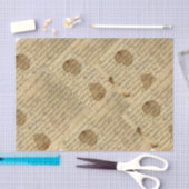 Vintage-Script-Handschrift-Decoupage-Collage Seidenpapier (Handwerk)