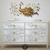 Vintage Script Letter Decoupage  Seidenpapier