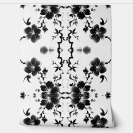 Vintage Scrollblüten Tapete