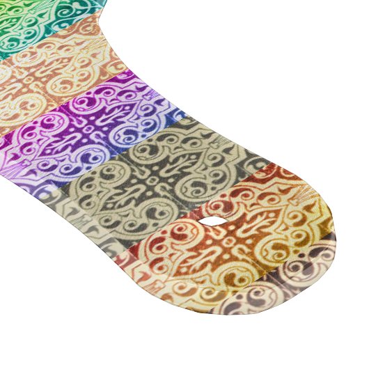 Vintage Scrolls (Regenbogen) Schneidebrett (Ecke)