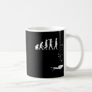 Vintage Scuba Diving Evolution Funny Diver Geschen Kaffeetasse