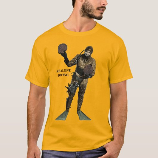 Vintage Scuba Diving Professional Abalone Diver T-Shirt (Vorderseite)