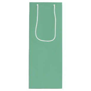 Vintage Seafoam-Einfarbig Geschenktüte Für Weinflaschen
