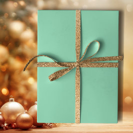 Vintage Seafoam Solid Color Geschenkpapier