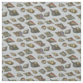Vintage Seashells Stoff (Muster)
