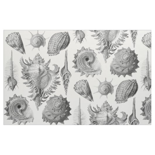 Vintage Seashells Stoff (Fat Quarter (45,7 x 55,9 cm))