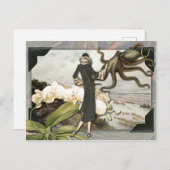 Vintage Seaside Collage Postcard Postkarte (Vorne/Hinten)