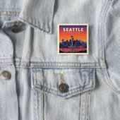 Vintage Seattle Washington Button (Beispiel)
