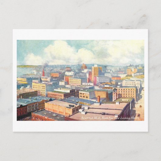 Vintage Seattle, Washington Postkarte (Vorderseite)
