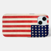 Vintage, sechsunddreißigsterne amerikanische Flagg Case-Mate iPhone Hülle (Rückseite (Horizontal))