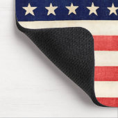 Vintage, sechsunddreißigsterne amerikanische Flagg Mousepad (Ecke)