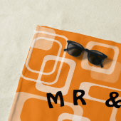 Vintage Sechzigerjahre retro Strandtuch (Beispiel)