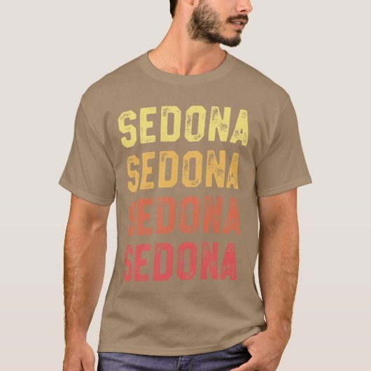 Vintage Sedona Shirt Gift Arizona USA America Fami (Vorderseite)