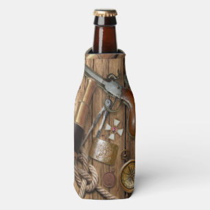 Vintage Seeeinzelteile auf der Bierflasche cooler Flaschenkühler