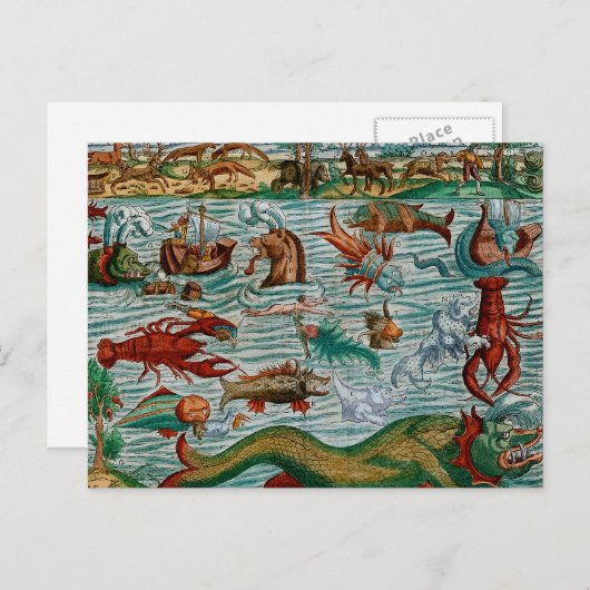 Vintage Seefahrer Postkarte (Vorne/Hinten)