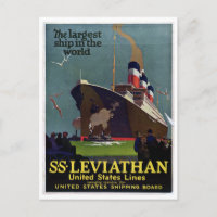 Vintage Seefahrt Leviathan Kreuzfahrt