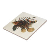 Vintage Seefische, Meeresorganismen Fliese (Seite)