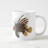 Vintage Seefische, Meeresorganismen Jumbo-Tasse (Rechts)