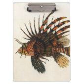 Vintage Seefische, Meeresorganismen Klemmbrett (Vorderseite)