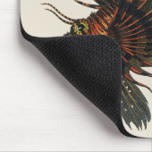 Vintage Seefische, Meeresorganismen Mousepad (Ecke)