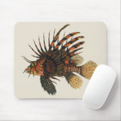 Vintage Seefische, Meeresorganismen Mousepad (Mit Mouse)