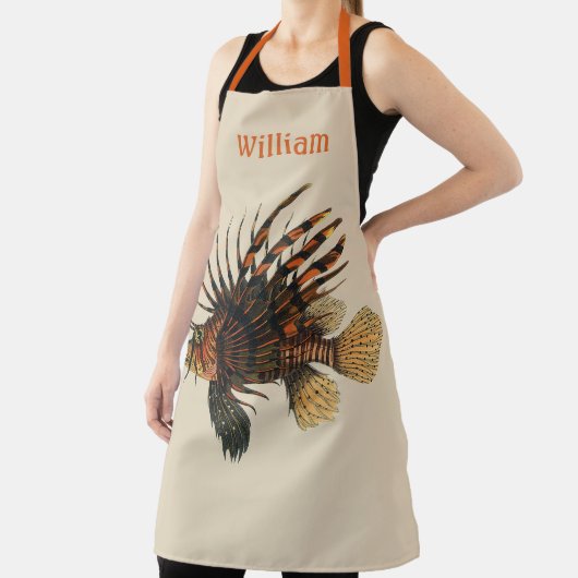 Vintage Seefische, Meeresorganismen Schürze (InSitu)