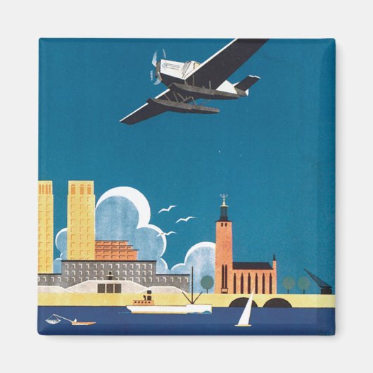 Vintage Seelachsmasse Magnet (Vorne)