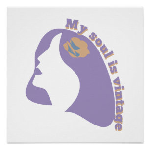 vintage Seele Poster