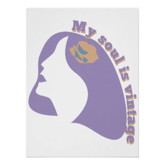 vintage Seele Poster