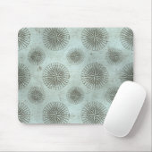 Vintage Seemannslied | Steampunk-Kompass-Ephemera Mousepad (Mit Mouse)