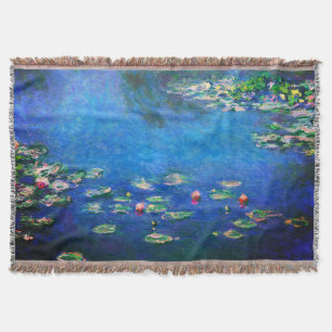 Vintage Seerosen von Claude Monet Decke