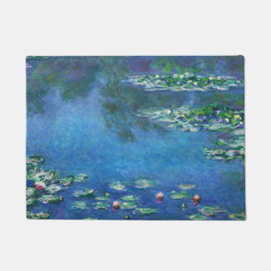 Vintage Seerosen von Claude Monet Fußmatte