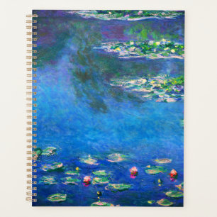 Vintage Seerosen von Claude Monet Planer