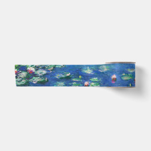 Vintage Seerosen von Claude Monet Satinband
