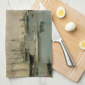 Vintage Seeschifffahrt, Yacht Squadron im Hafen vo Geschirrtuch (Viertel Falte)