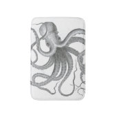 Vintage Seesteampunk Krake kraken Dekor Badematte (Vorderseite Vertikal)