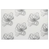 Vintage Seesteampunk Krake kraken Gewohnheit Stoff (Fat Quarter (45,7 x 55,9 cm))