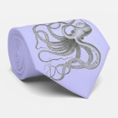 Vintage Seesteampunk Kraken-Druckbindung Krawatte (Gerollt)
