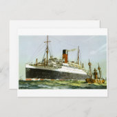 Vintage Seeverbindung Postkarte (Vorne/Hinten)