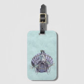 Vintage Seezunge Gepäckanhänger (Vorderseite Vertikal)