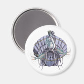 Vintage Seezunge Magnet (Vorderseite/Rückseite)