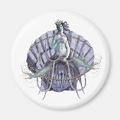 Vintage Seezunge Magnet (Vorne)