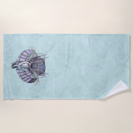 Vintage Seezunge Strandtuch