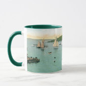 Vintage Segelboot-Tasse Tasse (Links)