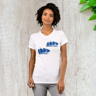 Vintage-Segelschiff Nautilsche Ozean-Clipper T-Shirt