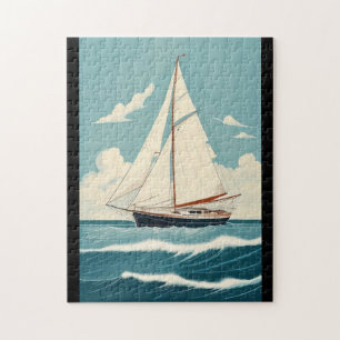 Vintage-Segelschiff Puzzle