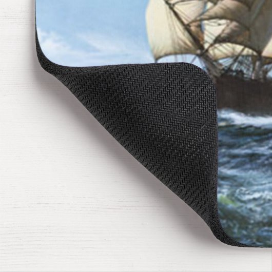 Vintage Segelschiffe Mousepad (Ecke)